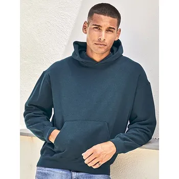 Pánská mikina Fruit of the Loom Mikina s kapucí Supercotton™ Barva: Černá, Velikost: S G_F278