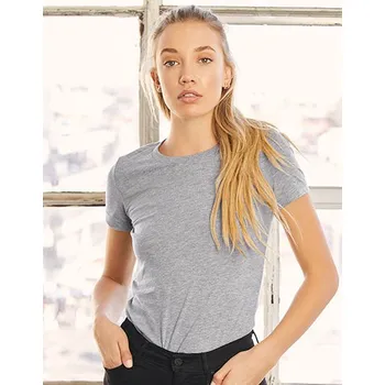 Dámské oblečení Bella Dámské triko Slim Fit Barva: Šedá, Velikost: M G_BL6004