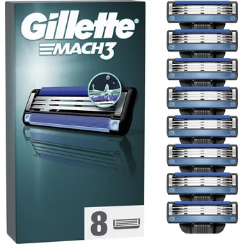 Péče o vousy GILLETTE Mach3 8 ks