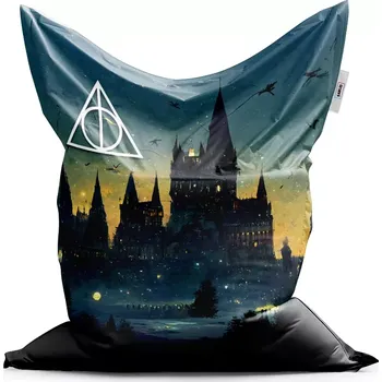 Sedací pytel Sablio Sedací vak Classic Noční Bradavice - 200x140 cm