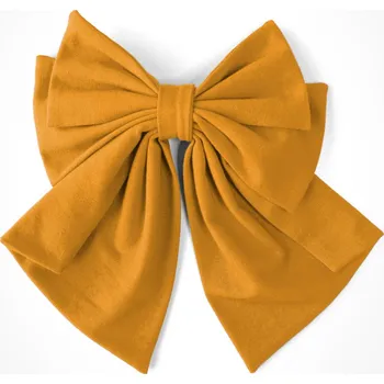 CityZen - Mašle do vlasů se sponou hořčicová