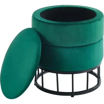 Taburet Taburet velvet zelená P3-FXJG B