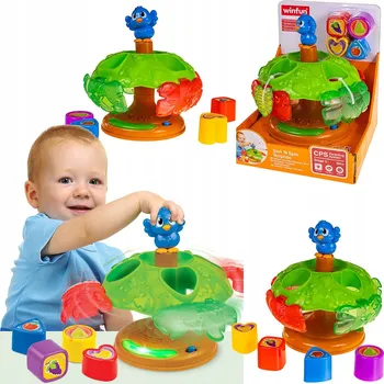 Hudební nástroj pro děti KÁČA Stromček Třídič Hudební SVÍTÍ Smily Play