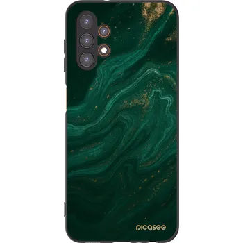 Pouzdro na mobilní telefon Picasee silikonový černý obal pro Samsung Galaxy A13 4G A135 - Green