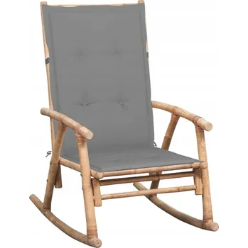 Zahradní židle VidaXL bambus šedá