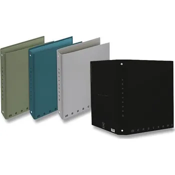 4kroužkový pořadač Pigna Monocromo Plus - A4, 30 mm, mix barev