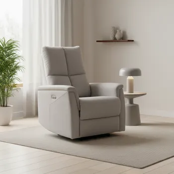 Křeslo Signal Relaxační křeslo NEPTUN VELVET | světle šedá