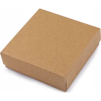 Obraz Dekorativní krabička 9x9 cm, přírodní