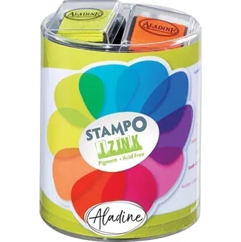 Hračka Aladine Stampo Izink Sada pigmentů Bright Colors