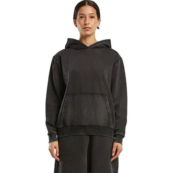 Dámská mikina Build Your Brand Dámská Vintage Heavy mikina s kapucí Barva: black, Velikost: XXL G_BY298