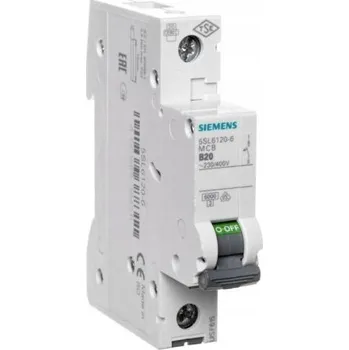 Jistič Jistič 5SL6 1P B 20A 6kA AC Siemens