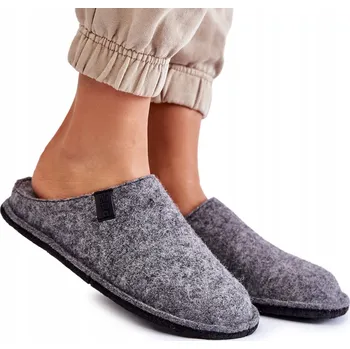 Dámské pantofle DÁMSKÉ NAZOUVÁKY BIG STAR KK276014 ŠEDÉ 36