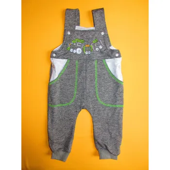 Arex, ČR Tepláky s laclem a aplikací Barva: šedá, Velikost: 92