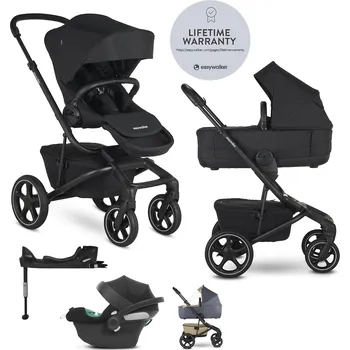 Kočárek EASYWALKER SET Kočárek 4v1 Jimmey Pepper Black LITE RWS + CYBEX Aton B2 i-Size