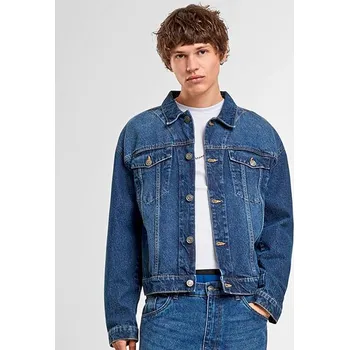 Pánská casual bunda Build Your Brand Bunda Denim/jeans Jacket Barva: New Light Blue Washed, Velikost: 3XL G_BY312