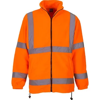 YOKO Hi-Vis fleecová bunda Barva: Hi-Vis Orange, Velikost: S G_YK08