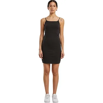 Dámské šaty Build Your Brand Dámské tenké šaty z elastického žerzeje Barva: black, Velikost: 3XL G_BY313