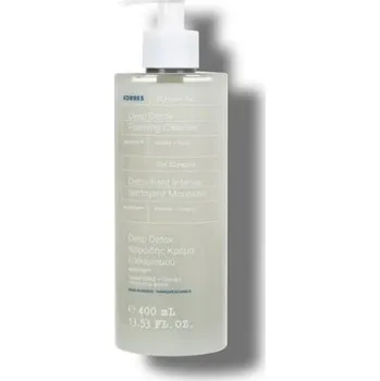 Vrták KORRES OLYMPUS TEA DEEP DETOX ČISTICÍ PĚNA 400 ml