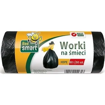Pytle na odpadky Pytle na odpadky pro smíšený odpad Bee Smart HDPE 60 l 50 ks