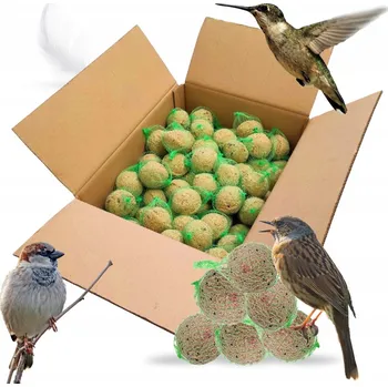 Krmivo pro ptáka Vysokoenergetické tukové koule pro ptáky se sítí 100x90g - 9 kg