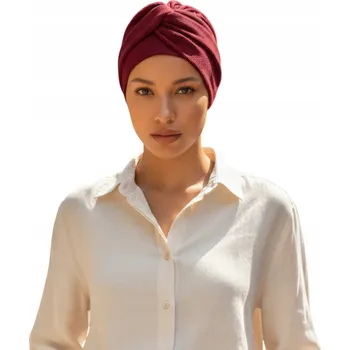 Dámské spodní prádlo Eva Design turban bavlna červený, univerzální velikost