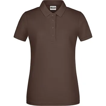 Dámské tričko James&Nicholson Dámské Basic Polo Barva: Bílá, Velikost: XL G_JN8009