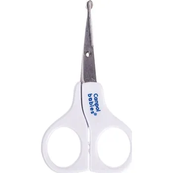 CANPOL BABIES Nůžky s kulatou špičkou bílé