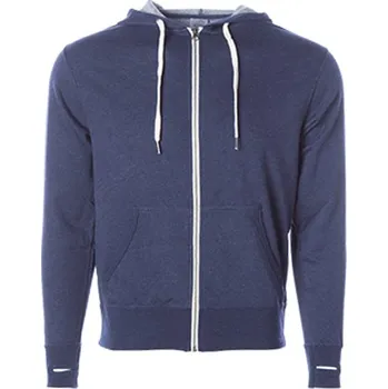 Pánská mikina Independent Unisex kapuce na francouzský Terry zip střední váhy Barva: Navy Heather, Velikost: XXL G_NP354