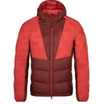 KILPI Hybridní lyžařská bunda Primaloft Kilpi Tevery S KAŠTANOVÁ|ČERVENÁ