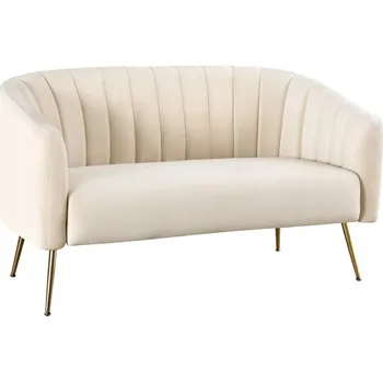 Pohovka Pohovka Kondela 135 x 78 cm, béžový velur