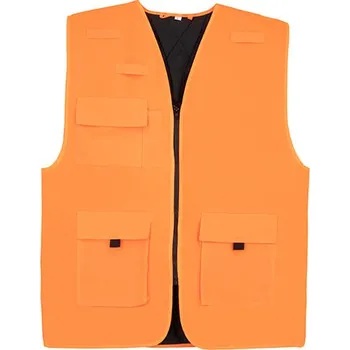 Pánská vesta Korntex Polstrovaná multifunkční pracovní vesta a Kiel CO2 neutrální Barva: Signal Orange, Velikost: XL G_KX166