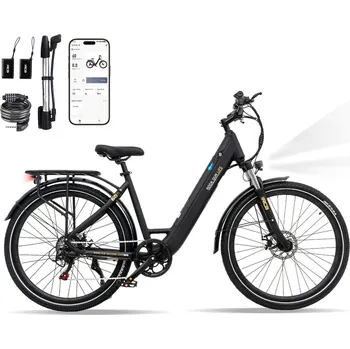 RCB Elektrokolo 27.5", 13Ah baterie, dojezd 50 km, APP a NFC – RCB G6 ČERNÁ 2025