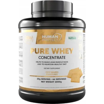 Protein Human Protect Pure Whey 2 kg Proteinový koncentrát WPC - Příchuť sušenka