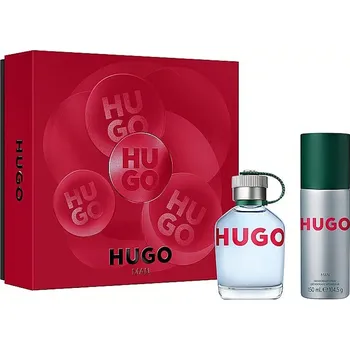 Kosmetická sada HUGO BOSS Man EDT 75 ml + deodorant ve spreji 150 ml Dárkové balení