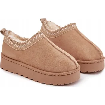 Dívčí obuv Butosklep Dětské sněhule béžové barvy, velikost 31