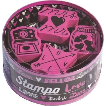 Dětské razítko Aladine Stampo Sada razítek Láska-4 ks