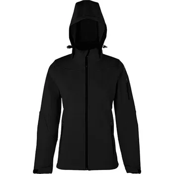 Dámská softshellová bunda HRM Dámská softshellová bunda s kapucí Barva: black, Velikost: XS G_HRM1102
