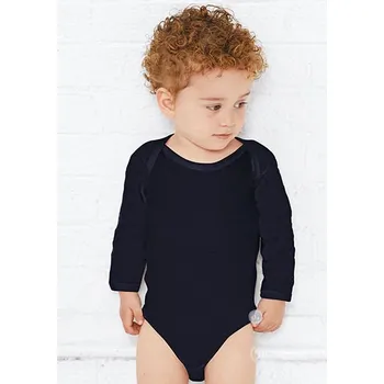 Kojenecký body Rabbit Skins Jemné kojenecké body s dlouhým rukávem Barva: Šedá, Velikost: 18 months G_LA4411N