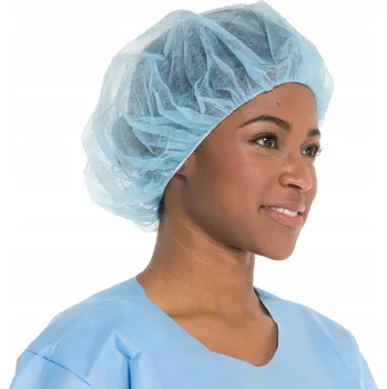 Čepice ČEPICE KULICH JEDNORÁZOVÁ Z POLYPROPYLENU, TYP "HOUBA", MODRÁ, 100 KS