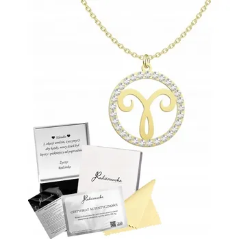 Náhrdelník Pozlacený náhrdelník znamení zvěrokruhu BERAN s věnováním