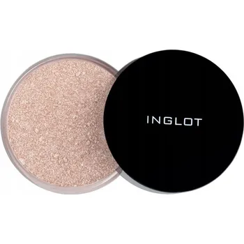 Rozjasňovač Samostatný sypký rozjasňovač Inglot zlatý 2,5 g