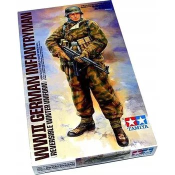 Plastikový model Akční Model německého pěšáka z druhé světové války Tamiya MT-36304