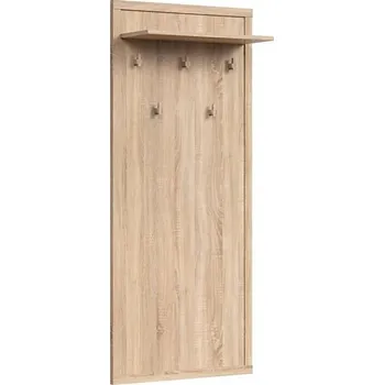 Věšák Věšák Kaspian - Black Red White - BRW Dub Sonoma 66x152 cm