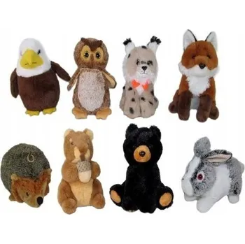 plyšák LESNÍ ZVÍŘATA 15CM MIX Z2556 PLYŠOVÁ HRAČKA SUN-DAY