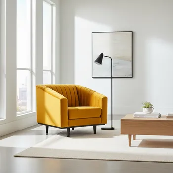 Křeslo Signal Křeslo ASPREY Velvet 1 | žlutá