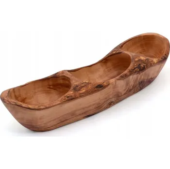 Arte Legno rustikální trojitá miska 33x10x7 cm (HED33)