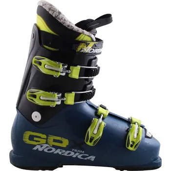 Sjezdové boty Nordica GP Team Jr - použité Velikost: MP 275 petrol/green