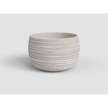 Květináč Květináč Dóris, 20 cm, keramika, krémová