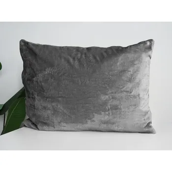 Povlečení XPOSE® Mikroplyšový povlak na polštář - tmavě šedý 70x90 cm, Mikroplyš + Prodloužená možnost vrácení zboží do 50 dnů