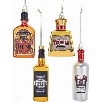 Vánoční dekorace KURT ADLER Vánoční ozdoba - Akohol lahve